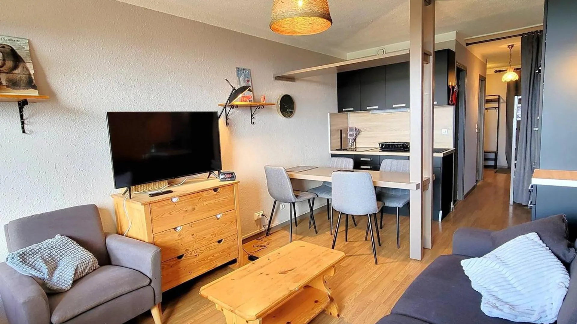 Grand Studio Renove, Confort Moderne, Balcon Sud, Proche Ski Et Randonnees - Fr-1-393-172 Saint-Michel-de-Chaillol Appartamento